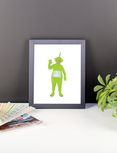 Framed photo paper poster