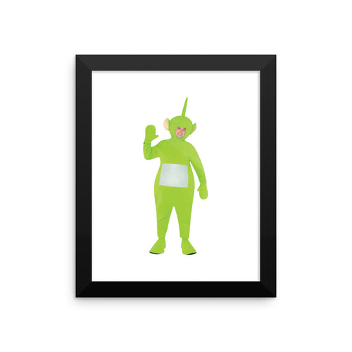 Framed photo paper poster